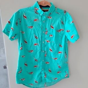 SOLD Koi Fish Button down shirt